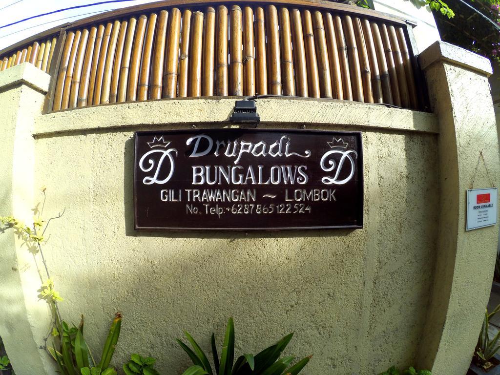 Drupadi Bungalows Gili Trawangan Buitenkant foto